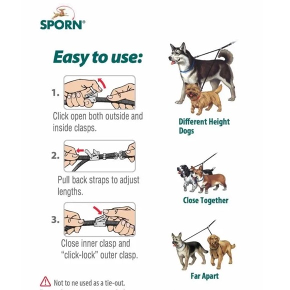 Sporn Double-Dog™ Leash - Picture 8 of 10